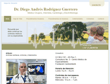 Tablet Screenshot of diegorodriguezmd.com